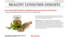 Desktop Screenshot of healthyconsumerinsights.com